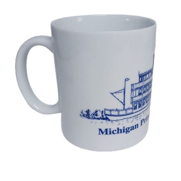 ⚓ Vintage Steamboat Captain Mug ☕ Nautical Gift Decor⛴️ - Picture 3 of 10